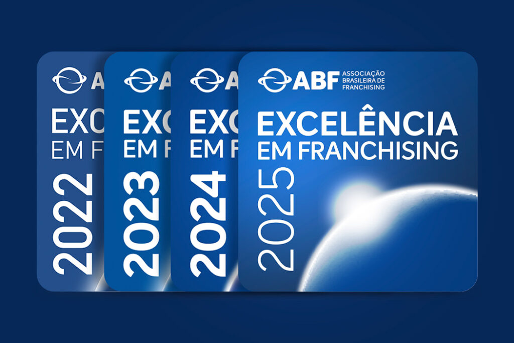 Franquia recebe pelo quarto ano consecutivo o Selo de Excelência em Franchising na categoria Sênior.